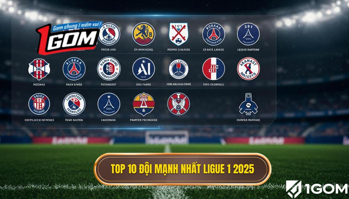 Bảng Xếp Hạng Chi Tiết Top 10 Đội Bóng Mạnh Nhất Ligue 1 2025 (dự Kiến)